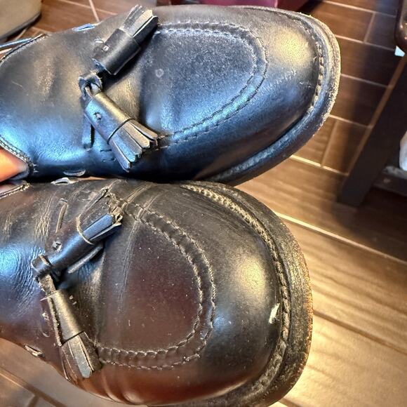 Allen Edmonds Grayson Tassel Loafer Mens Size 6.5 D Black Dress Leather USA - Picture 2 of 9